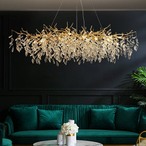 Elegante Takkenkroonluchter Plafondlamp – Moderne Kristallen Hanglamp