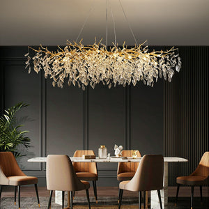 Elegante Takkenkroonluchter Plafondlamp – Moderne Kristallen Hanglamp