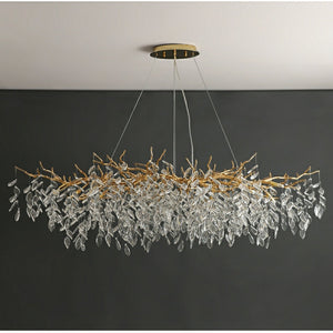 Elegante Takkenkroonluchter Plafondlamp – Moderne Kristallen Hanglamp