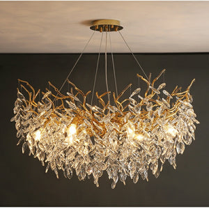Elegante Takkenkroonluchter Plafondlamp – Moderne Kristallen Hanglamp