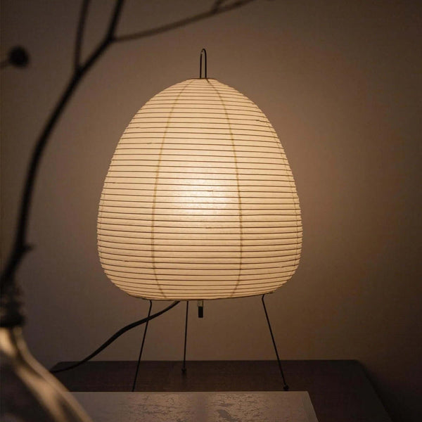 LumiBiegung Washi Papieren Tafellamp – Zacht Diffuus Warm LED Licht voor Gezellige Sfeer in Huis