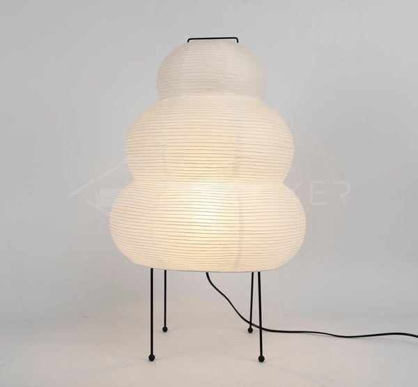 LumiBiegung Washi Papieren Tafellamp – Zacht Diffuus Warm LED Licht voor Gezellige Sfeer in Huis