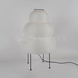LumiBiegung Washi Papieren Tafellamp – Zacht Diffuus Warm LED Licht voor Gezellige Sfeer in Huis