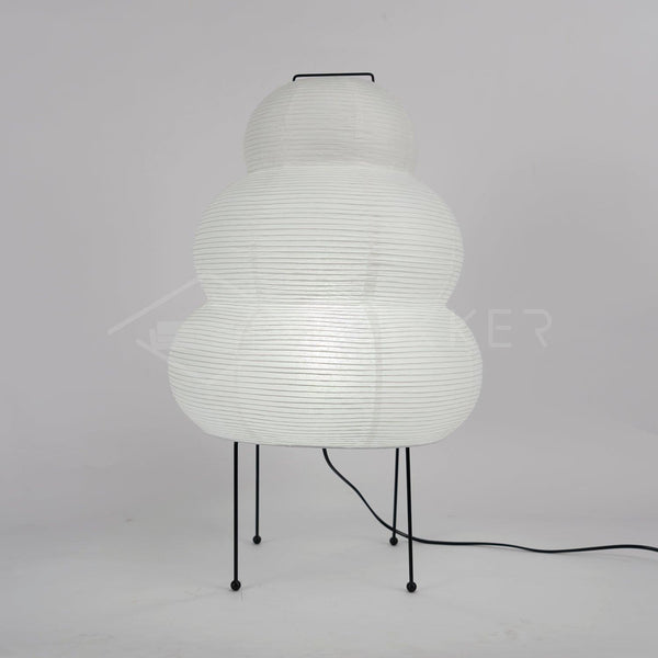 LumiBiegung Washi Papieren Tafellamp – Zacht Diffuus Warm LED Licht voor Gezellige Sfeer in Huis