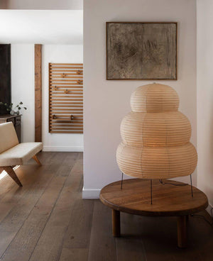LumiBiegung Washi Papieren Tafellamp – Zacht Diffuus Warm LED Licht voor Gezellige Sfeer in Huis