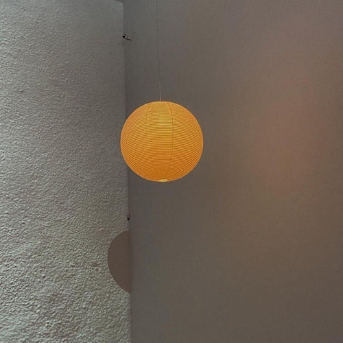 Lichte Papieren Hanglamp met Zachte Diffuse Verlichting – Moderne Plafondlamp