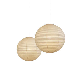Lichte Papieren Hanglamp met Zachte Diffuse Verlichting – Moderne Plafondlamp