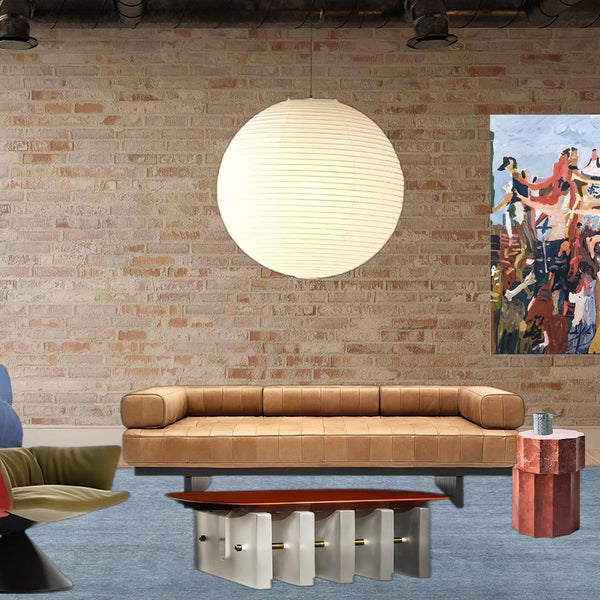 Lichte Papieren Hanglamp met Zachte Diffuse Verlichting – Moderne Plafondlamp