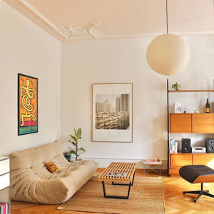 Lichte Papieren Hanglamp met Zachte Diffuse Verlichting – Moderne Plafondlamp