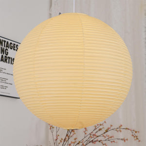 Lichte Papieren Hanglamp met Zachte Diffuse Verlichting – Moderne Plafondlamp