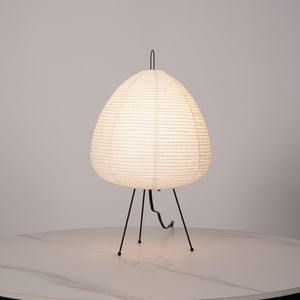 LumiBiegung Washi Papieren Tafellamp – Zacht Diffuus Warm LED Licht voor Gezellige Sfeer in Huis