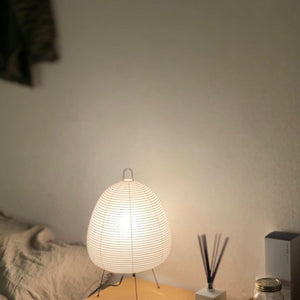 LumiBiegung Washi Papieren Tafellamp – Zacht Diffuus Warm LED Licht voor Gezellige Sfeer in Huis