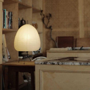 LumiBiegung Washi Papieren Tafellamp – Zacht Diffuus Warm LED Licht voor Gezellige Sfeer in Huis