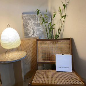 LumiBiegung Washi Papieren Tafellamp – Zacht Diffuus Warm LED Licht voor Gezellige Sfeer in Huis
