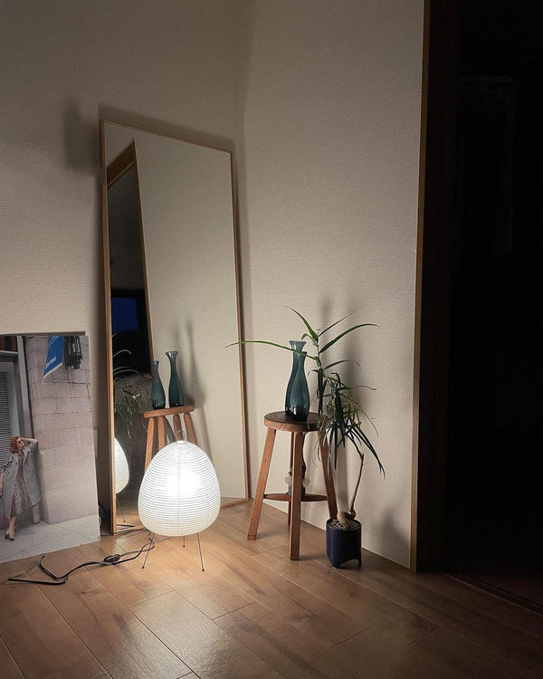 LumiBiegung Washi Papieren Tafellamp – Zacht Diffuus Warm LED Licht voor Gezellige Sfeer in Huis