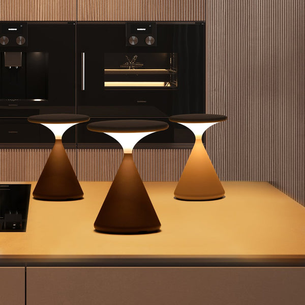 Draadloze Zandloper Tafellamp – Moderne LED Woondecoratie, USB Oplaadbaar