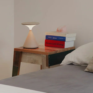 Draadloze Zandloper Tafellamp – Moderne LED Woondecoratie, USB Oplaadbaar