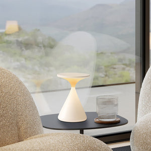 Draadloze Zandloper Tafellamp – Moderne LED Woondecoratie, USB Oplaadbaar