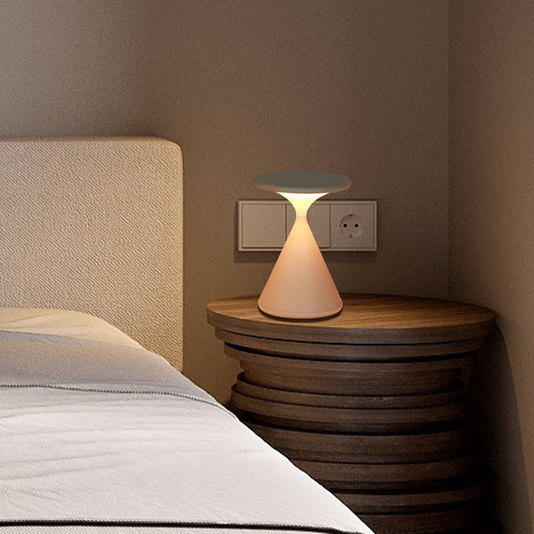 Draadloze Zandloper Tafellamp – Moderne LED Woondecoratie, USB Oplaadbaar