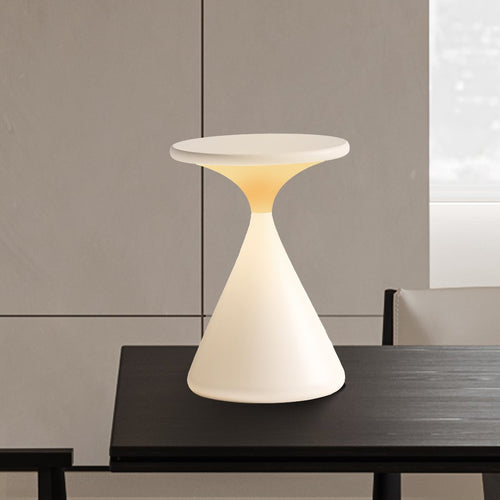 Draadloze Zandloper Tafellamp – Moderne LED Woondecoratie, USB Oplaadbaar