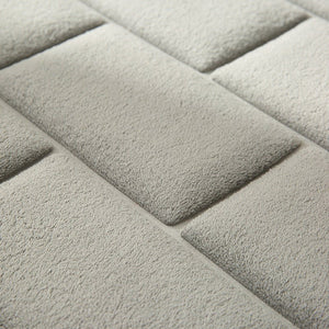 Antislip Badmat Beige Ziegelpatroon  Snel Droog Badkamer Mat