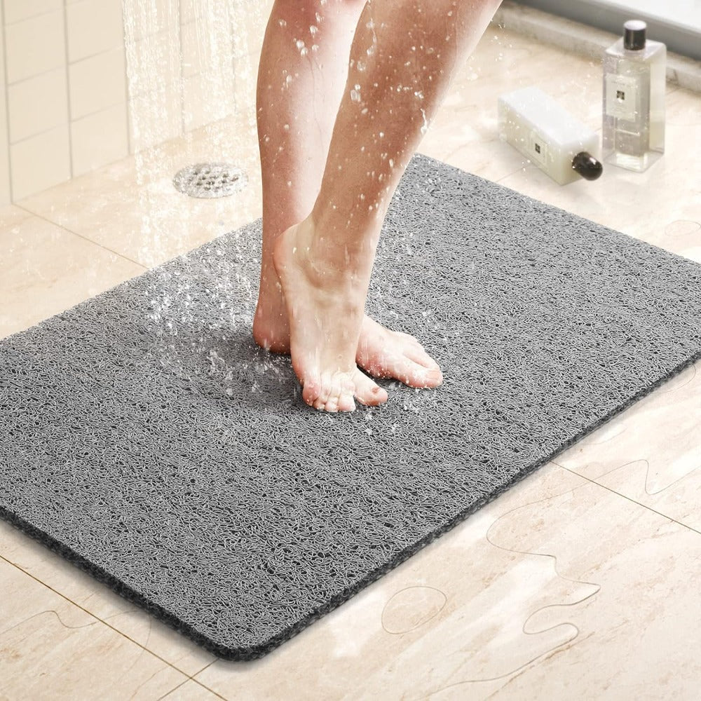 Antislip Douchemat voor Badkamer – Veilige & Comfortabele PVC Badmat met Sterke Zuignappen