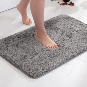 Luxe Pluche Badmat Antislip Badkamer Tapijt 50x80 cm  Zacht & Absorberend