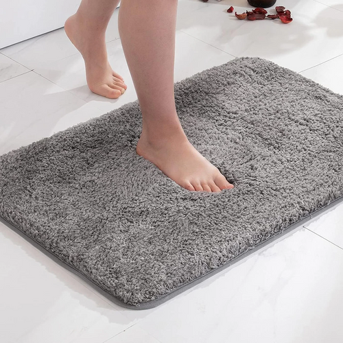 Luxe Pluche Badmat Antislip Badkamer Tapijt 50x80 cm  Zacht & Absorberend