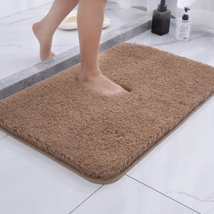 Luxe Pluche Badmat Antislip Badkamer Tapijt 50x80 cm  Zacht & Absorberend