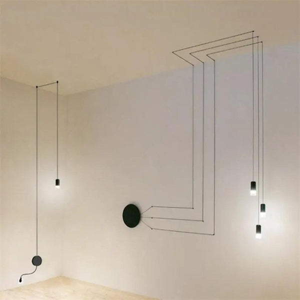 Minimalistische LED Wandlamp  Verstelbare Hanglamp voor Gezellige Woondecoratie