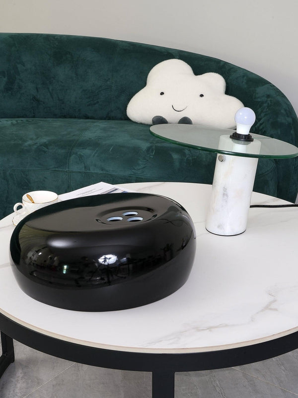 Marmeren Tafellamp met Elegante Stenen Voet – Moderne Woonkamer & Slaapkamer Verlichting