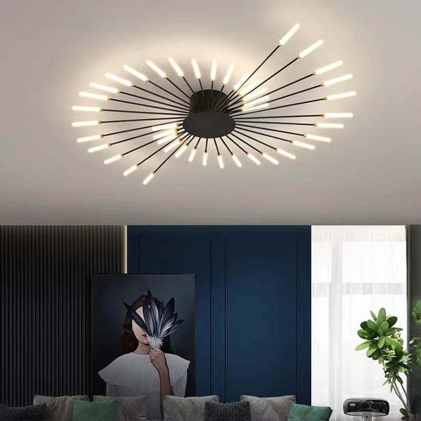 Sprankelende Vuurwerk-Geïnspireerde LED Plafondlamp – Elegante Verlichting voor Slaapkamers & Woonkamers