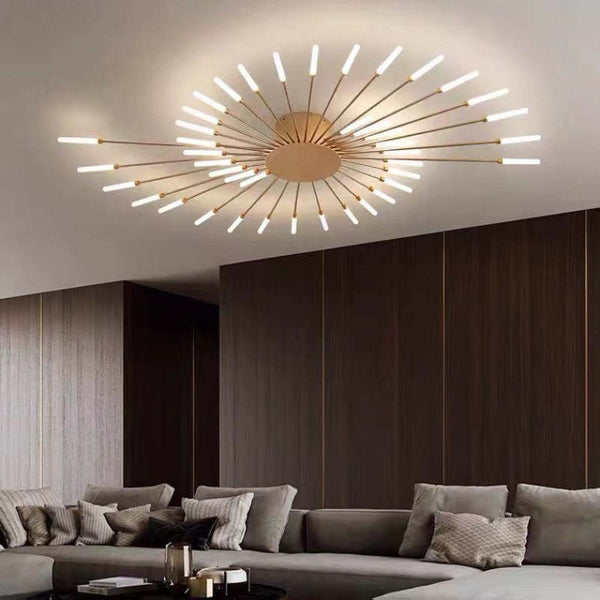 Sprankelende Vuurwerk-Geïnspireerde LED Plafondlamp – Elegante Verlichting voor Slaapkamers & Woonkamers