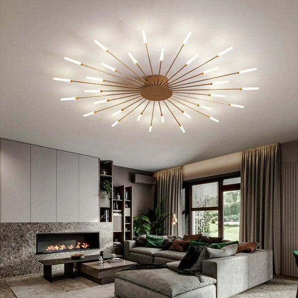 Sprankelende Vuurwerk-Geïnspireerde LED Plafondlamp – Elegante Verlichting voor Slaapkamers & Woonkamers