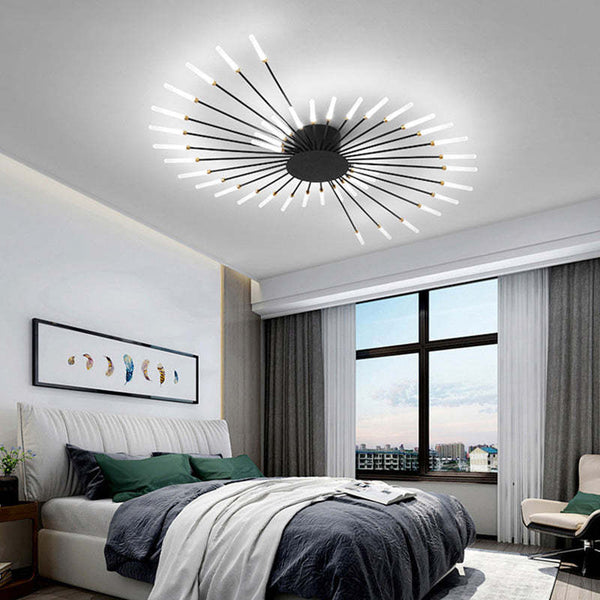 Sprankelende Vuurwerk-Geïnspireerde LED Plafondlamp – Elegante Verlichting voor Slaapkamers & Woonkamers