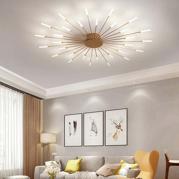 Sprankelende Vuurwerk-Geïnspireerde LED Plafondlamp – Elegante Verlichting voor Slaapkamers & Woonkamers