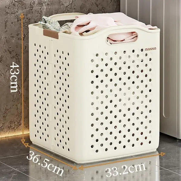Opvouwbare Wäschemand met Wieltjes | Inklapbare Hamper 30L 45L 54L voor Thuis
