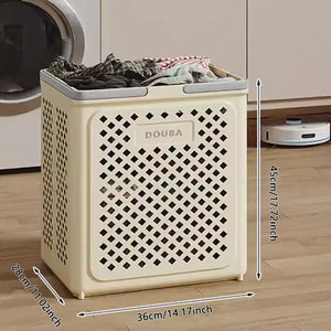 Opvouwbare Wäschemand met Wieltjes | Inklapbare Hamper 30L 45L 54L voor Thuis