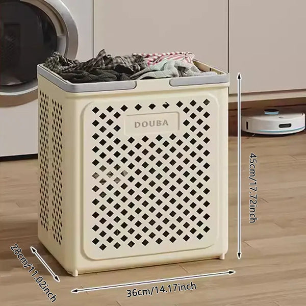 Opvouwbare Wäschemand met Wieltjes | Inklapbare Hamper 30L 45L 54L voor Thuis