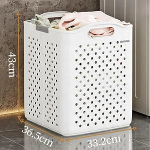Opvouwbare Wäschemand met Wieltjes | Inklapbare Hamper 30L 45L 54L voor Thuis