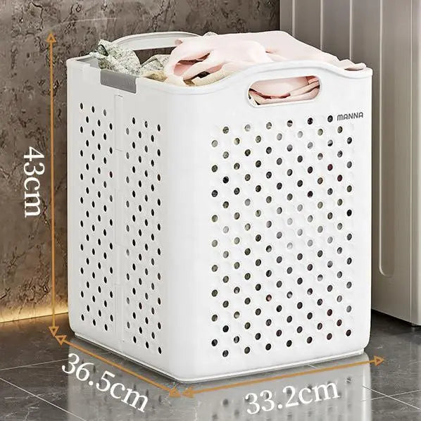 Opvouwbare Wäschemand met Wieltjes | Inklapbare Hamper 30L 45L 54L voor Thuis