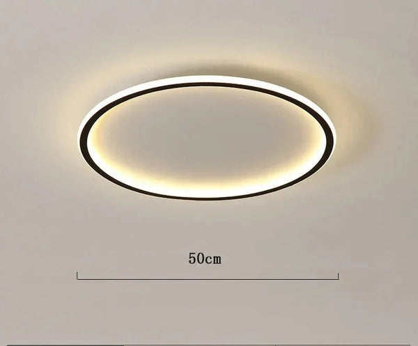 Minimalistische Ronde Halo LED Plafondlamp – Moderne Sfeerverlichting
