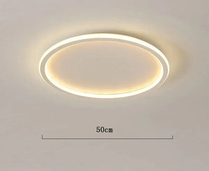 Minimalistische Ronde Halo LED Plafondlamp – Moderne Sfeerverlichting