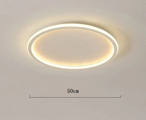 Minimalistische Ronde Halo LED Plafondlamp – Moderne Sfeerverlichting