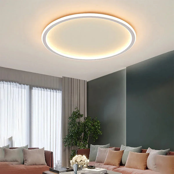 Minimalistische Ronde Halo LED Plafondlamp – Moderne Sfeerverlichting