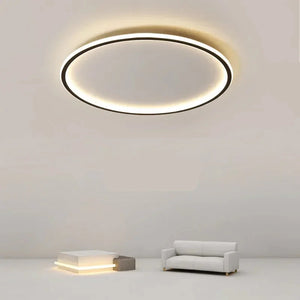Minimalistische Ronde Halo LED Plafondlamp – Moderne Sfeerverlichting