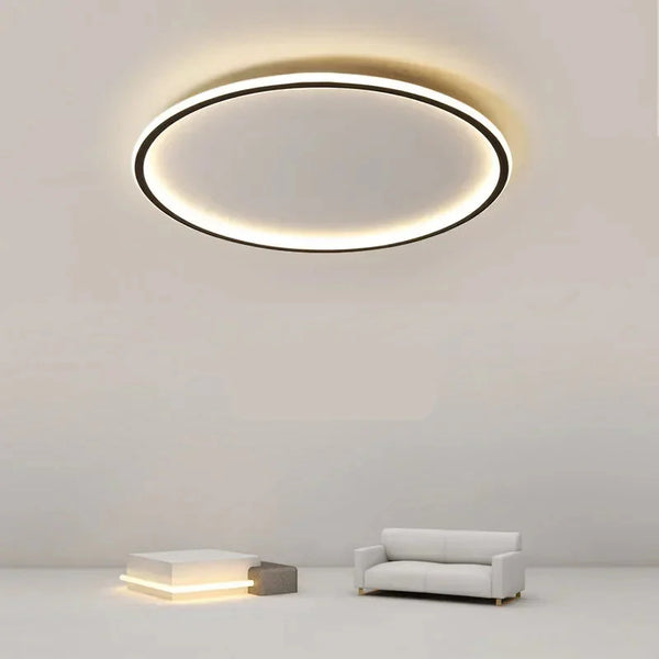Minimalistische Ronde Halo LED Plafondlamp – Moderne Sfeerverlichting