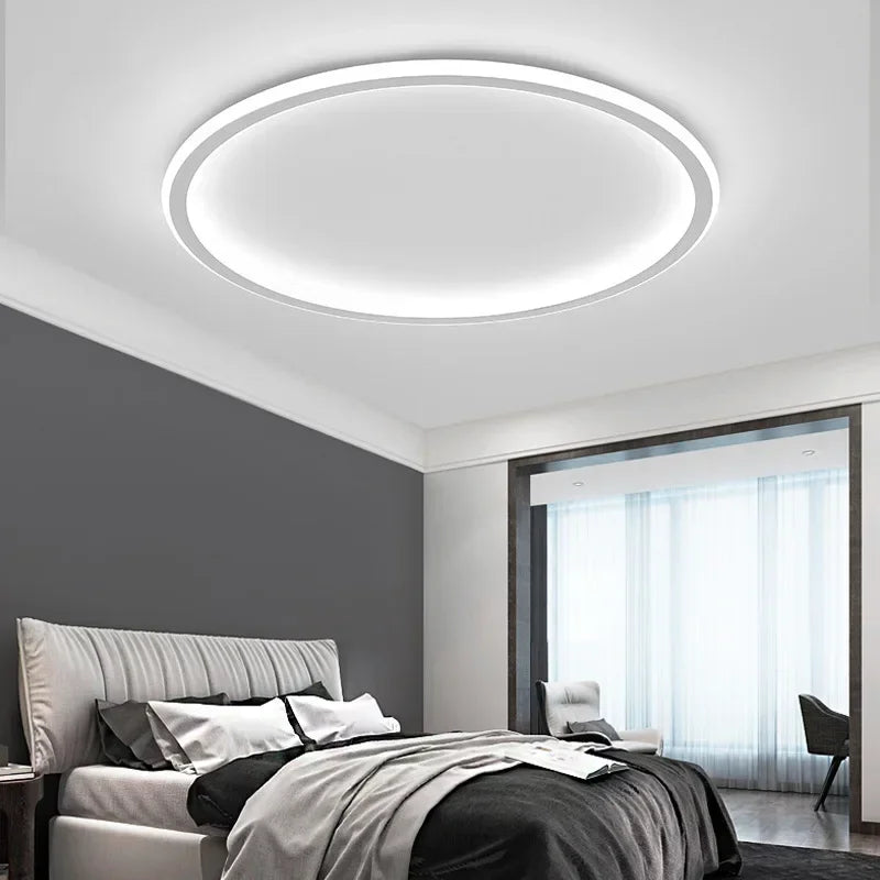 Minimalistische Ronde Halo LED Plafondlamp – Moderne Sfeerverlichting