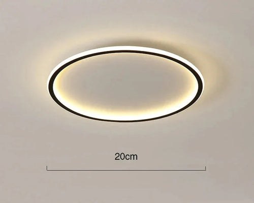 Minimalistische Ronde Halo LED Plafondlamp – Moderne Sfeerverlichting