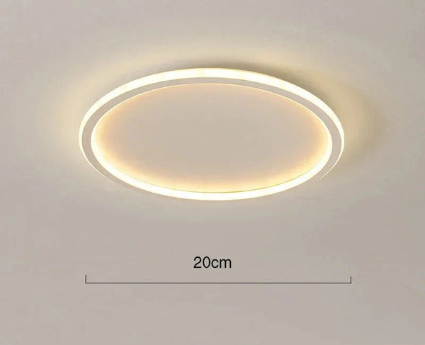Minimalistische Ronde Halo LED Plafondlamp – Moderne Sfeerverlichting